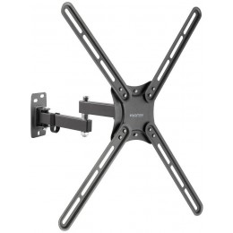 Кронштейн для телевизора Kromax CORBEL-7 черный 22"-65" макс.30кг настенный поворот и наклон