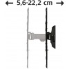 Кронштейн для телевизора Hama 00220823 черный 32"-65" макс.20кг настенный поворот и наклон