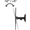 Кронштейн для телевизора Hama 00220823 черный 32"-65" макс.20кг настенный поворот и наклон
