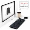 Кронштейн для телевизора Holder LCDS-5001 металлик 10"-32" макс.25кг настенный фиксированный