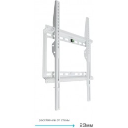 Кронштейн для телевизора Kromax IDEAL-3 белый 22"-65" макс.50кг настенный фиксированный