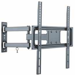 Кронштейн для телевизора Ultramounts UM872 черный 32"-55" макс.35кг настенный поворотно-выдвижной и наклонный