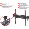 Кронштейн для телевизора Arm Media PLASMA-3 new черный 22"-65" макс.55кг настенный фиксированный