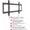 Кронштейн для телевизора Arm Media PT-100 черный 55"-100" макс.80кг настенный фиксированный