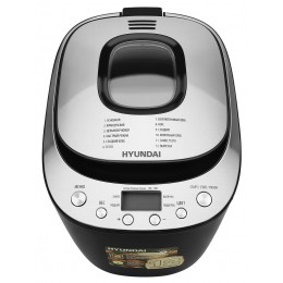 Хлебопечь Hyundai HYBM-P0212 600Вт черный/серебристый