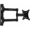Кронштейн для телевизора Ultramounts UM893 черный 13"-27" макс.20кг настенный поворотно-выдвижной и наклонный