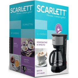 Кофеварка капельная Scarlett SC-CM33012 600Вт черный