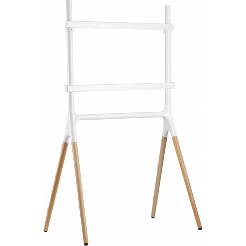 Подставка для телевизора Cactus CS-ST1247WTBCH белый/береза 49"-70" макс.40кг напольный