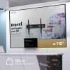 Кронштейн для телевизора Onkron UT12 черный 60-110 (макс. 120 кг) - настенный наклонный крепеж