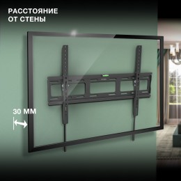 Кронштейн для телевизора Hyundai GL-T3 черный 32"-85" макс.50кг настенный наклон