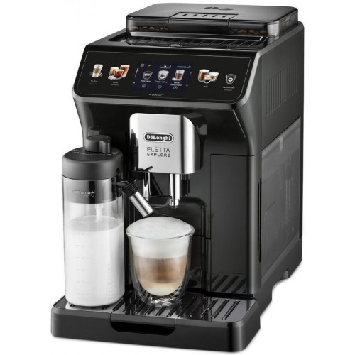 Кофемашина Delonghi Eletta Explore ECAM450.65.G 1450Вт черный