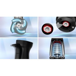 Блендер погружной Bosch MSM6M821 1200Вт нержавеющая сталь/черный