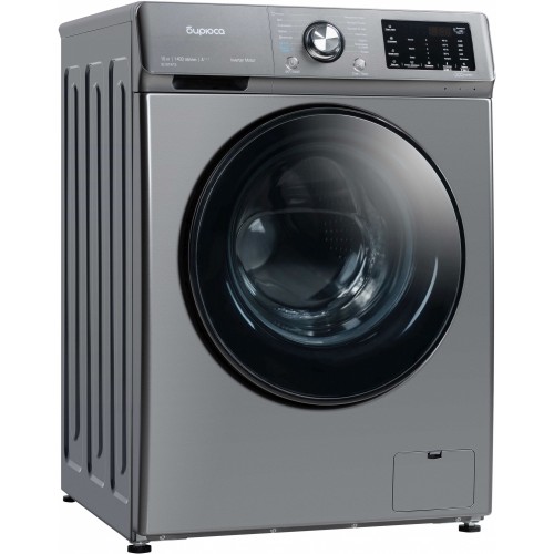Стиральная машина Бирюса WM-SL1014/15 M класс: A+++ загр.фронтальная макс.:10кг серебристый инвертор