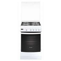 Плита Газовая Gefest ПГ 5100-03 0002 белый (стеклянная крышка) реш.чугун