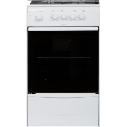 Плита Газовая Darina 1B1 GM 441 008 W белый/черный (стеклянная крышка) реш.чугун