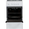 Плита Газовая Darina 1B1 GM 441 008 W белый/черный (стеклянная крышка) реш.чугун