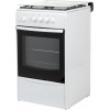Плита Газовая Darina 1B1 GM 441 008 W белый/черный (стеклянная крышка) реш.чугун