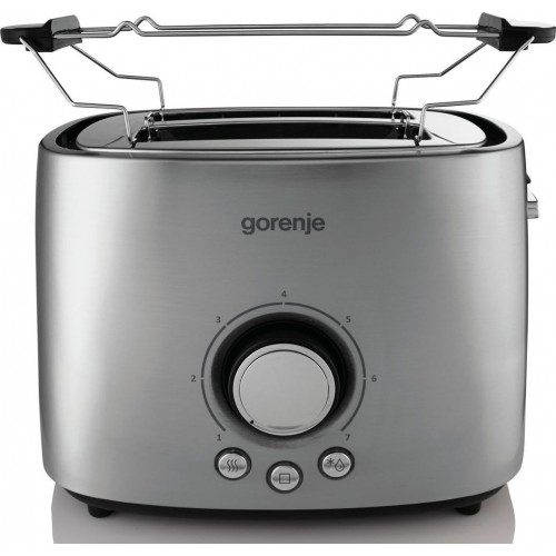 Тостер Gorenje T1000E 1000Вт серебристый/черный