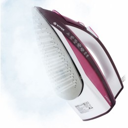 Утюг Vitek Luxure 1215-VT-03 2400Вт бордовый/белый