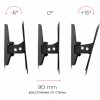 Кронштейн для телевизора Holder LCDS-5036 металлик 19"-50" макс.30кг настенный поворот и наклон