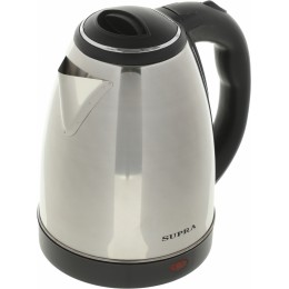 Чайник электрический Supra KES-1801S 1.8л. 1500Вт серебристый/черный корпус: металл/пластик