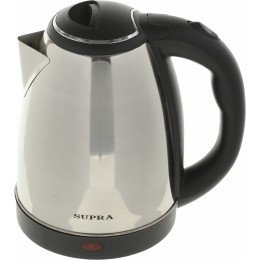Чайник электрический Supra KES-1801S 1.8л. 1500Вт серебристый/черный корпус: металл/пластик