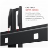 Кронштейн для телевизора Holder LCD-F2608 черный 19"-50" макс.40кг настенный фиксированный