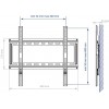 Кронштейн для телевизора Kromax IDEAL-3 черный 22"-65" макс.50кг настенный фиксированный