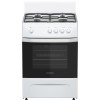 Плита Газовая Darina C 1001 W белый/черный (без крышки) реш.сталь