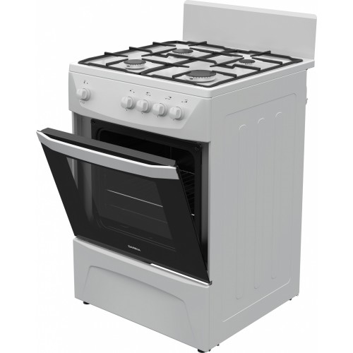 Плита Газовая Darina C 1001 W белый/черный (без крышки) реш.сталь