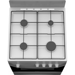 Плита Газовая Darina C 1001 W белый/черный (без крышки) реш.сталь