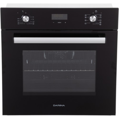Духовой шкаф Электрический Darina 2V5 BDE 112 708 B черный/стекло черное