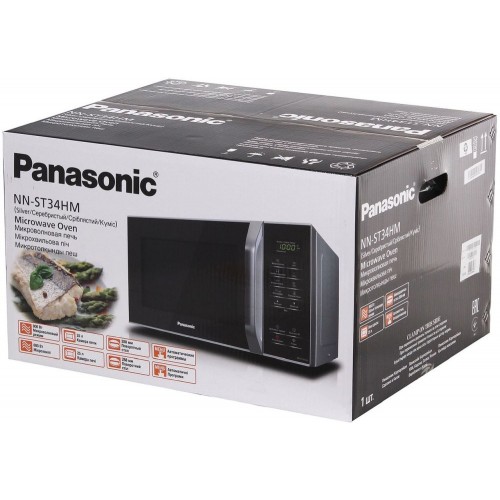 Микроволновая Печь Panasonic NN-ST34HMZPE 25л. 800Вт черный/серебристый