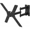 Кронштейн для телевизора Holder LCD-5566-B черный 32"-55" макс.45кг настенный поворотно-выдвижной и наклонный