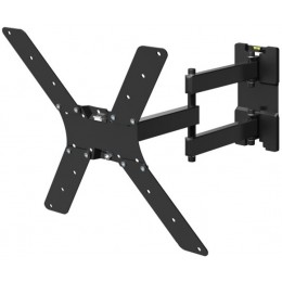 Кронштейн для телевизора Holder LCD-5566-B черный 32"-55" макс.45кг настенный поворотно-выдвижной и наклонный