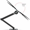 Кронштейн для телевизора Holder LCD-5566-B черный 32"-55" макс.45кг настенный поворотно-выдвижной и наклонный