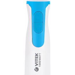 Блендер погружной Vitek VT-8530 1000Вт белый/бирюзовый