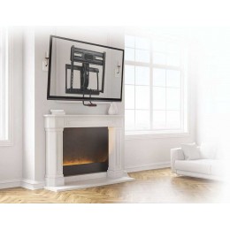 Кронштейн для телевизора Kromax ATLANTIS-99 черный 40"-65" макс.35кг настенный поворот и наклон верт.перемещ.