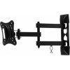 Кронштейн для телевизора Ultramounts UM895 черный 13"-27" макс.15кг настенный поворотно-выдвижной и наклонный