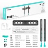 Кронштейн для телевизора Onkron FM5 черный 35-65 (макс. 57 кг) - настенный фиксированный крепеж