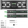 Кронштейн для телевизора Onkron TM4 черный 17-43 (макс. 36.4 кг) - Настенный наклонный крепеж