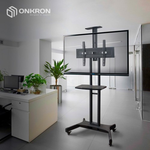Стойка для телевизора Onkron TS1551 черный, напольная, для экранов 40-70, макс. 55.5 кг