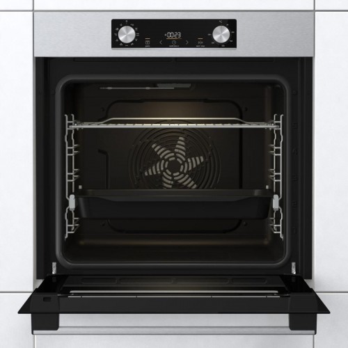 Духовой шкаф Электрический Gorenje BO6735E05X нержавеющая сталь/черный