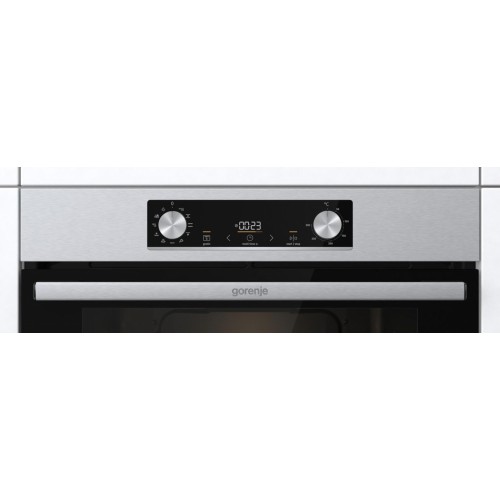 Духовой шкаф Электрический Gorenje BO6735E05X нержавеющая сталь/черный