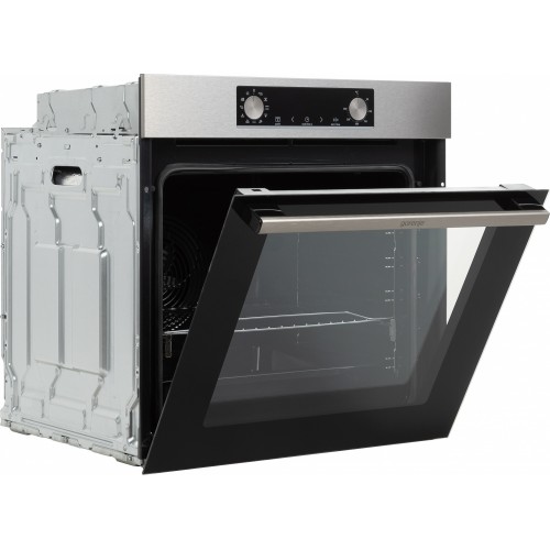 Духовой шкаф Электрический Gorenje BO6735E05X нержавеющая сталь/черный