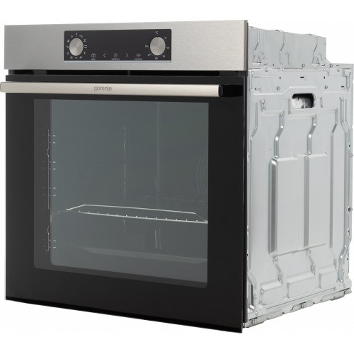 Духовой шкаф Электрический Gorenje BO6735E05X нержавеющая сталь/черный