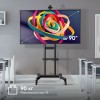 Стойка для телевизора Onkron TS1891 черный - мобильная напольная стойка для ТВ 50-90 до 100 кг