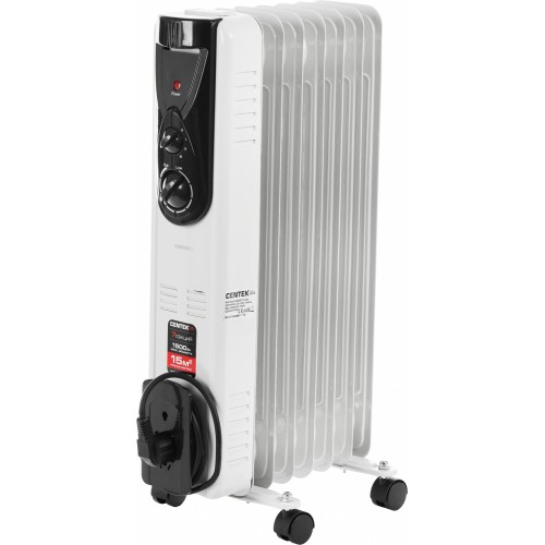 Радиатор масляный Centek CT-6200 1500Вт белый