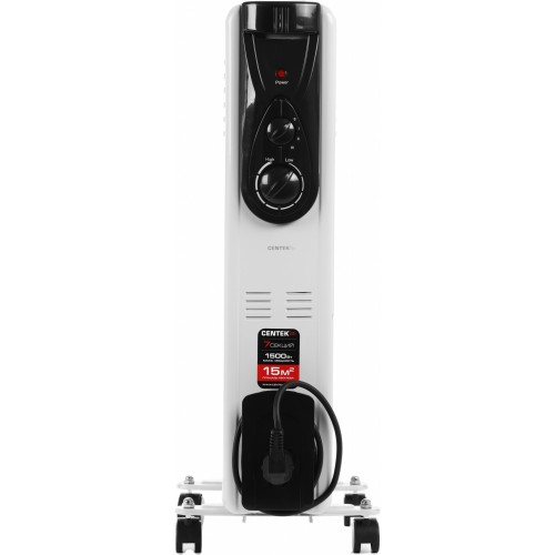 Радиатор масляный Centek CT-6200 1500Вт белый