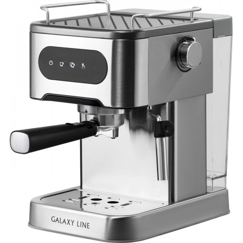 Кофеварка рожковая Galaxy Line GL 0761 1500Вт серебристый